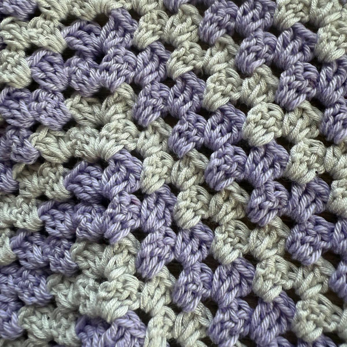 Bandana mauve et gris